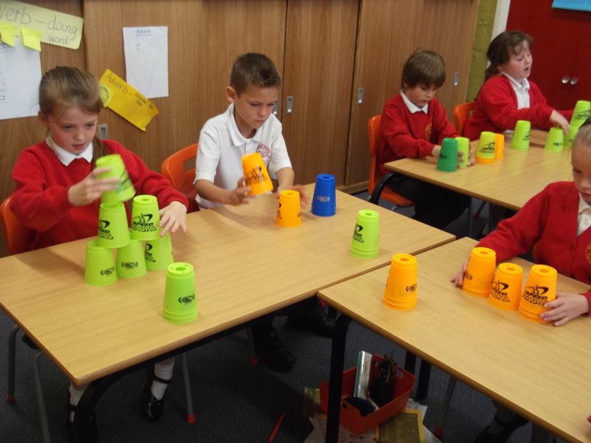 Image of Cup Stacking Fun